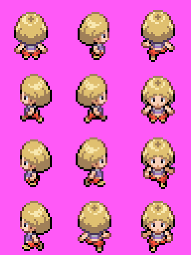 Pokemon Rse Sprites Pokemon HGSS style RSE Beauty overworld sprite by Rai211 on DeviantArt