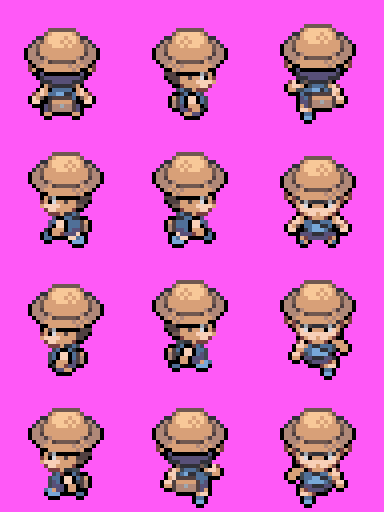 Custom Rse Sprite Pokemon HGSS style RSE BugCatcher overworld sprite by Rai211 on DeviantArt