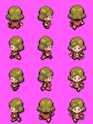 Pokemon Rse Sprites Pokemon HGSS style RSE Pokefan f overworld sprite by Rai211 on DeviantArt