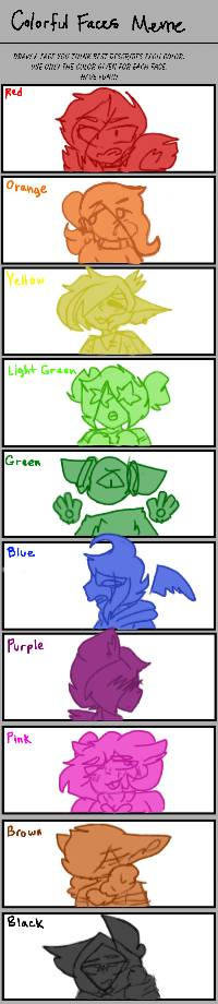 Color Effects Meme color face meme thing by SkyHighKai on DeviantArt