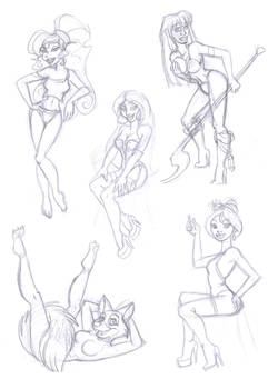 Few Princess Sketches