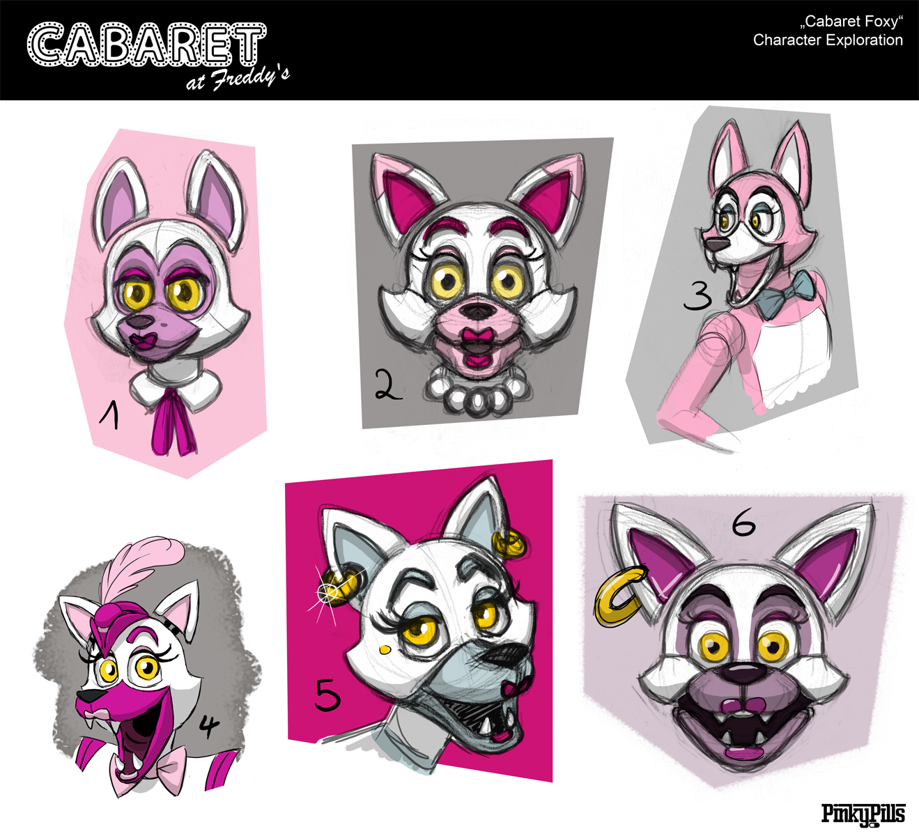 Cabaret Foxy Character Exploration