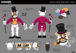 Cabaret Freddy - final Model Sheet