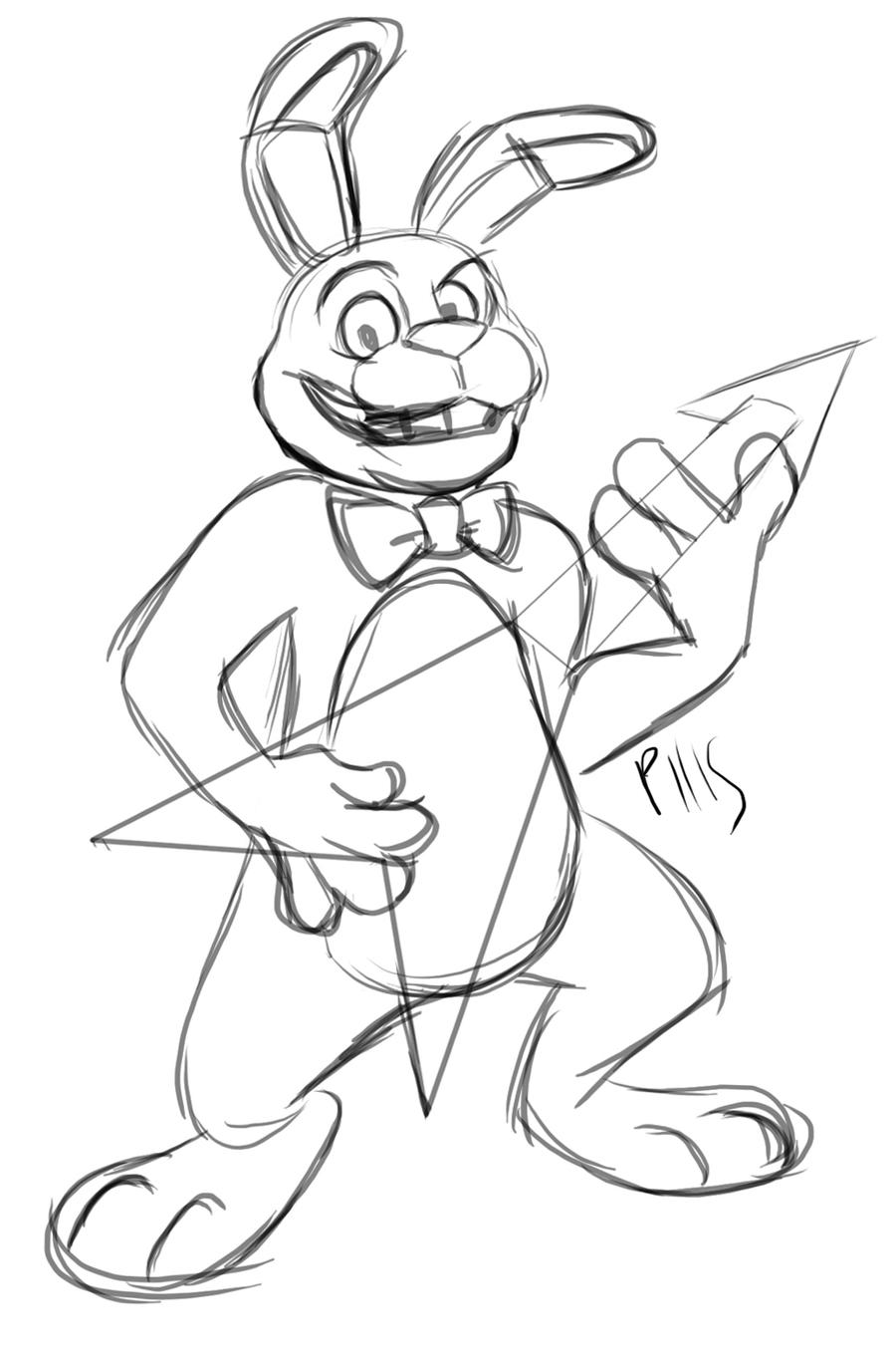 Cartoon Bonnie - Sketch