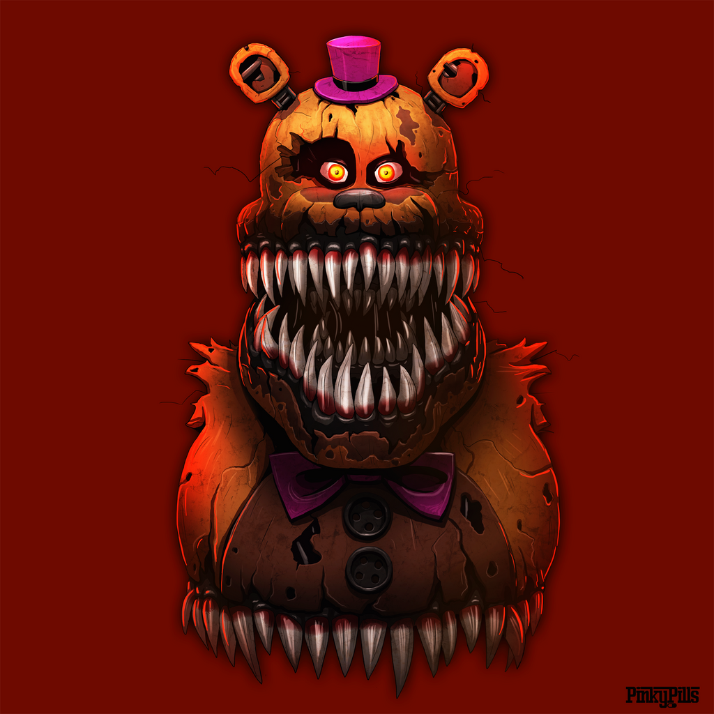 Nightmare Fredbear Bust