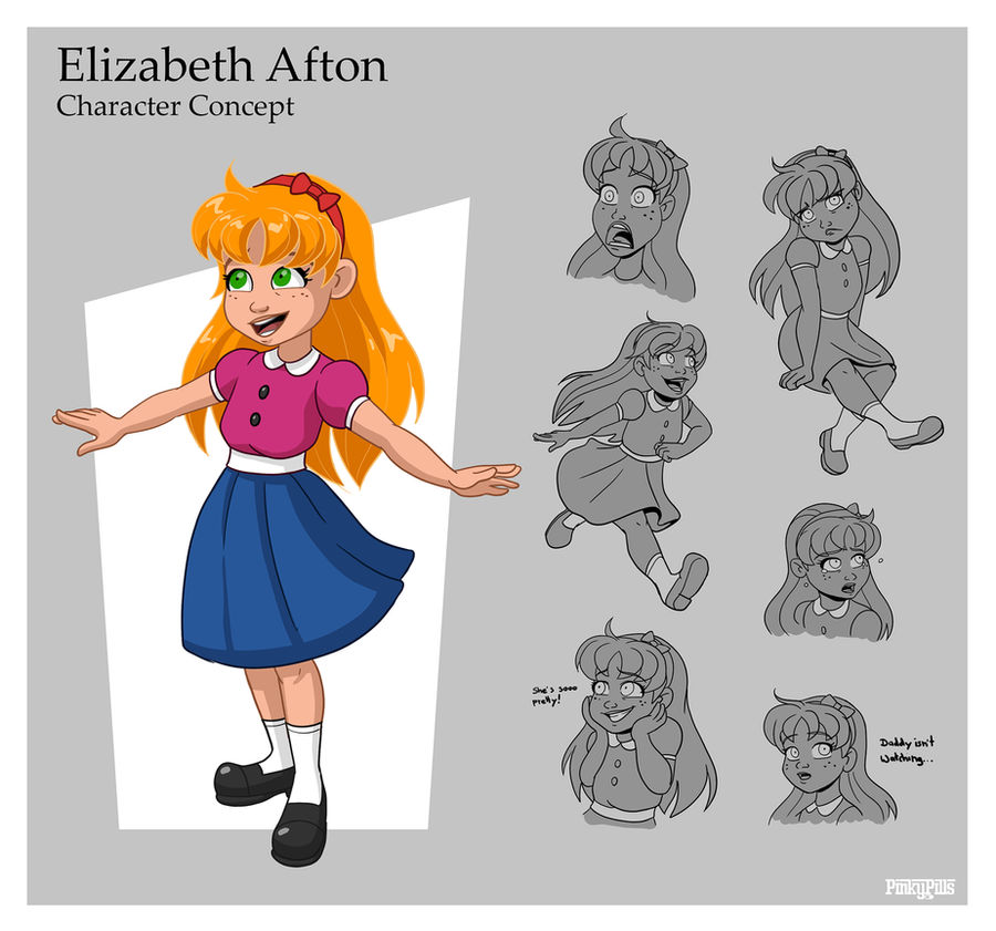Elizabeth Afton - Character Concept by PinkyPills on DeviantArt