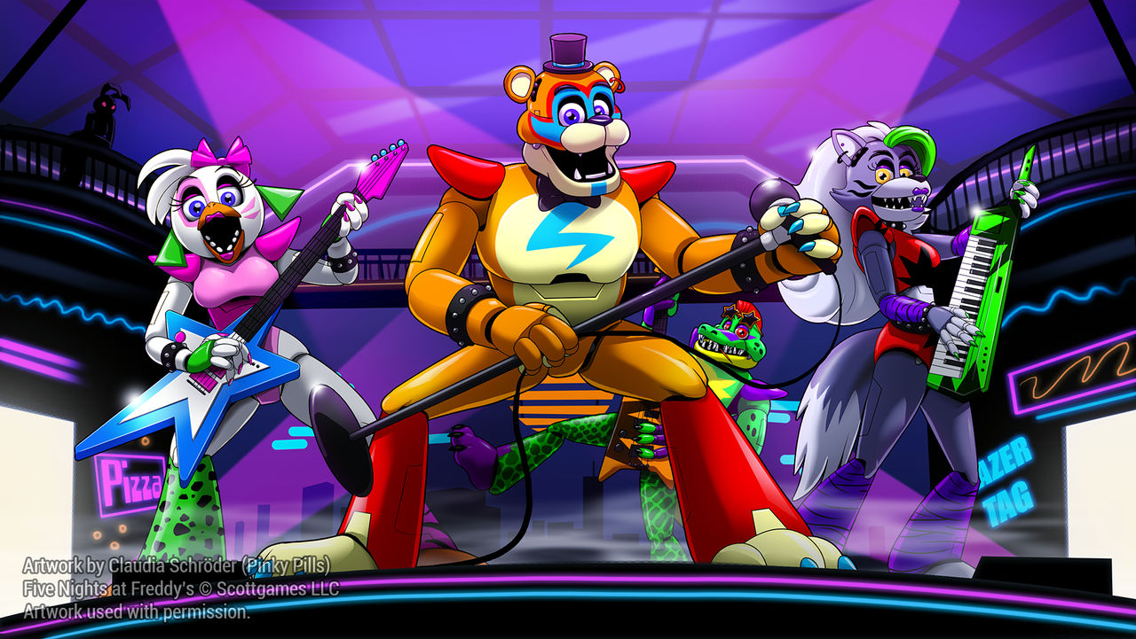 Glam Rocks Outline The Glamrocks - Official Concept Illustration by PinkyPills on DeviantArt