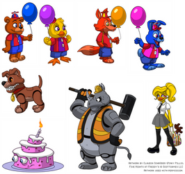 FNaF Characters 01