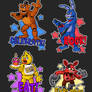 Official FNaF Merchandise Illustrations - Set 01