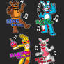 Official FNaF Merchandise Illustrations - Set 02