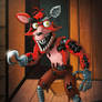 Official FNaF Illustration # 08 - Withered Foxy