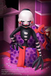 Official FNaF Illustration # 11 - Puppet