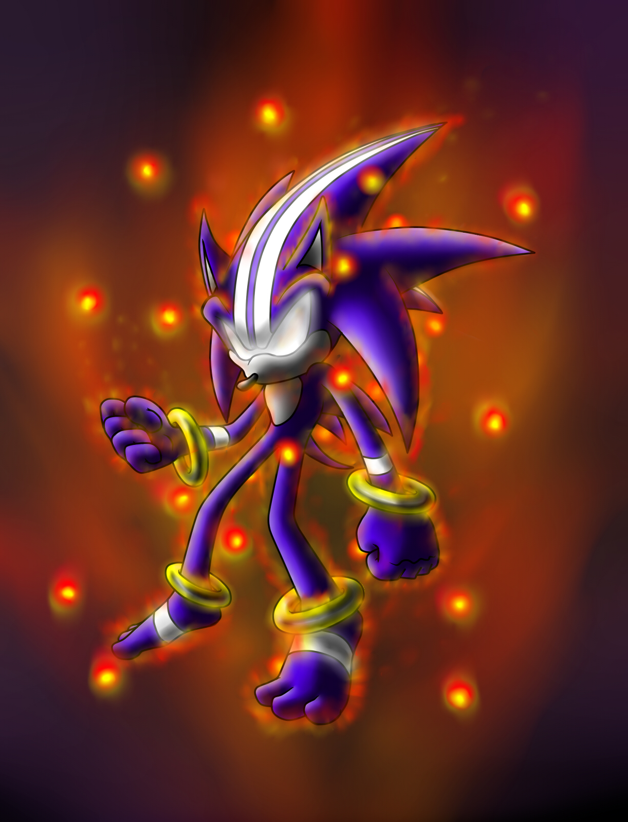Darkspine Sonic by Sweecrue on DeviantArt