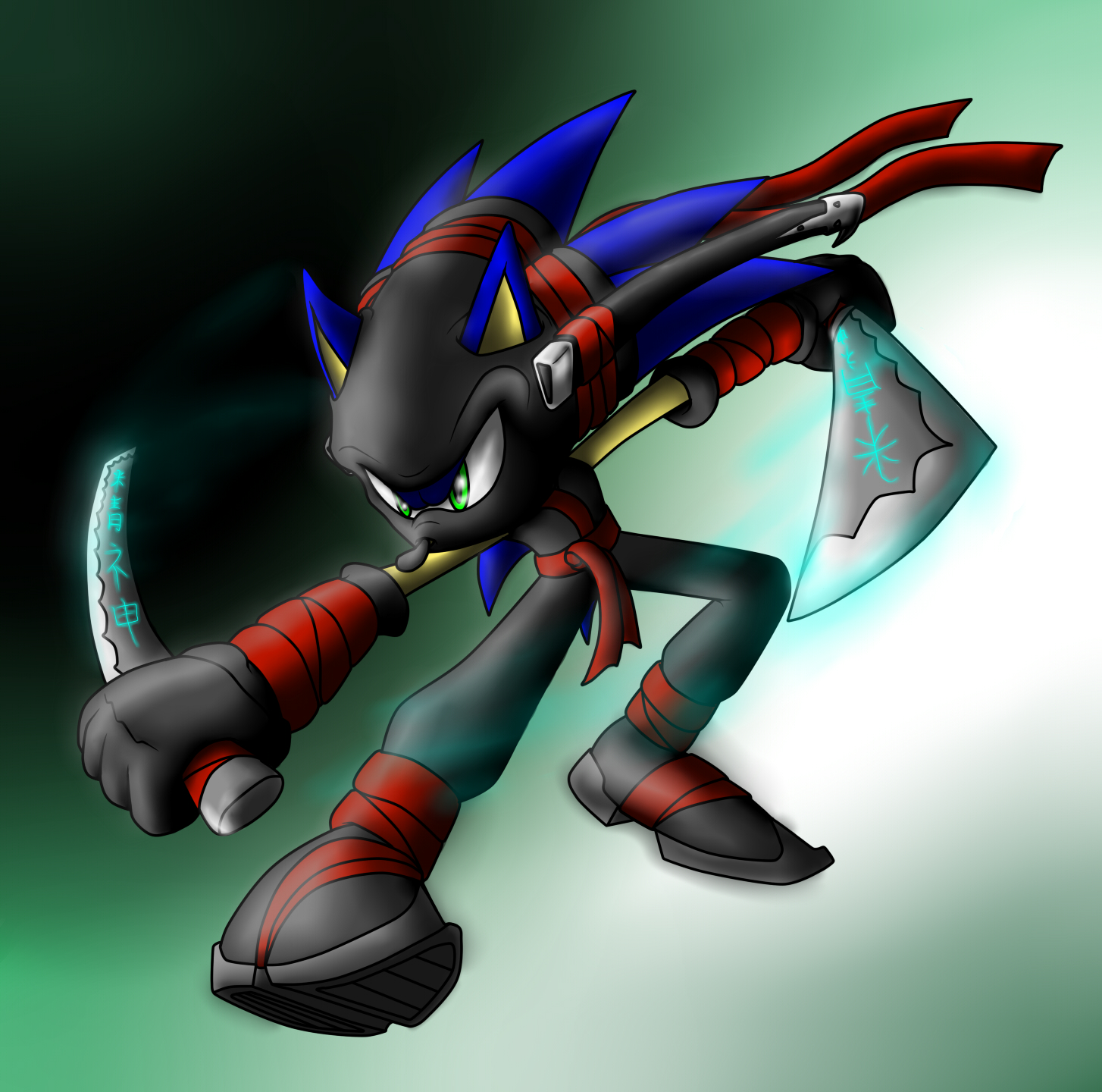 Darkspine Sonic by Sweecrue HD phone wallpaper