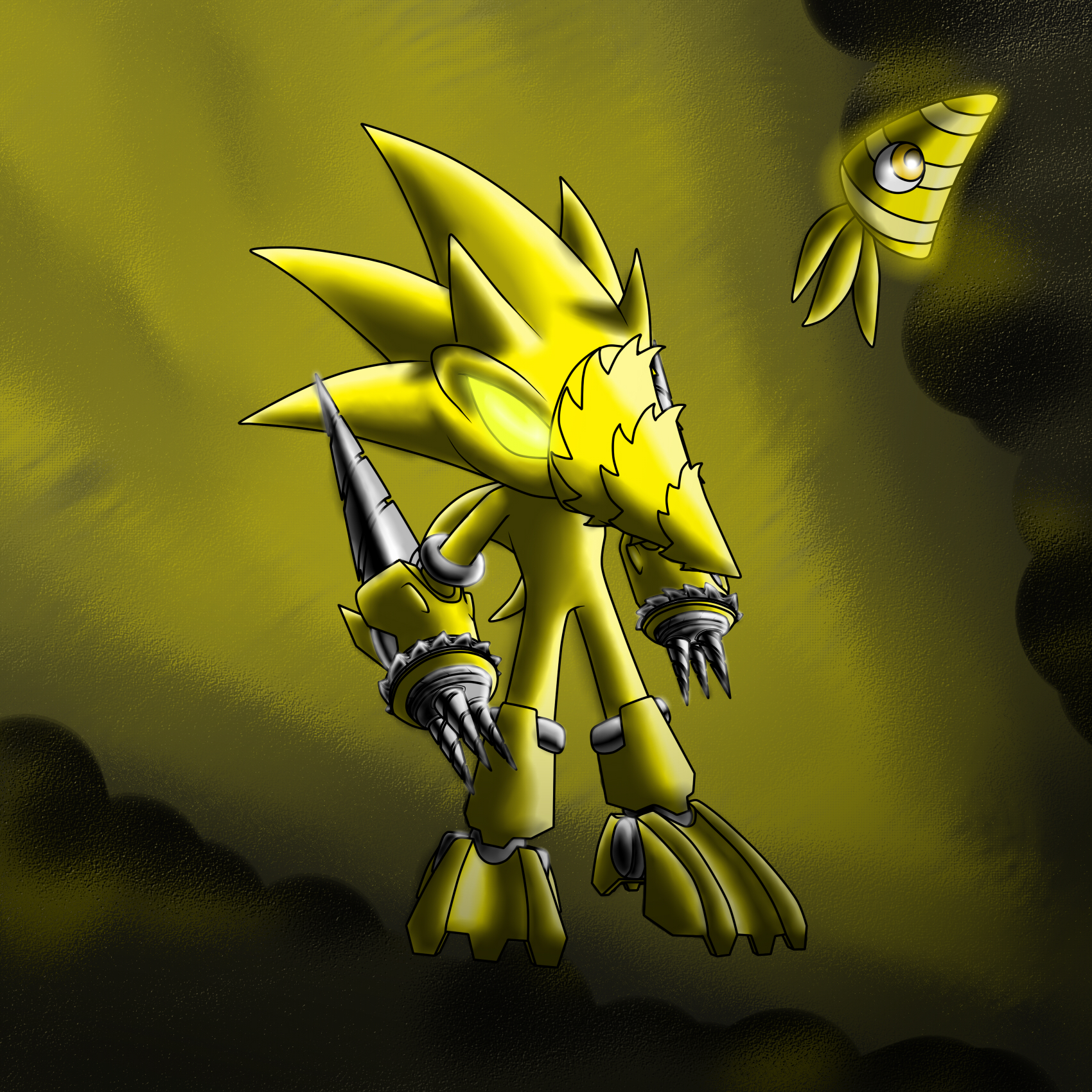 Darkspine Sonic by Sweecrue on DeviantArt