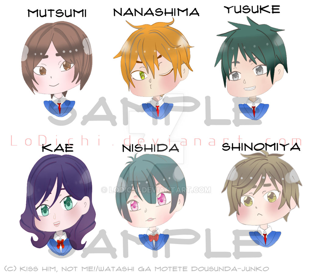 Main Characters Of Kiss Him Not Me