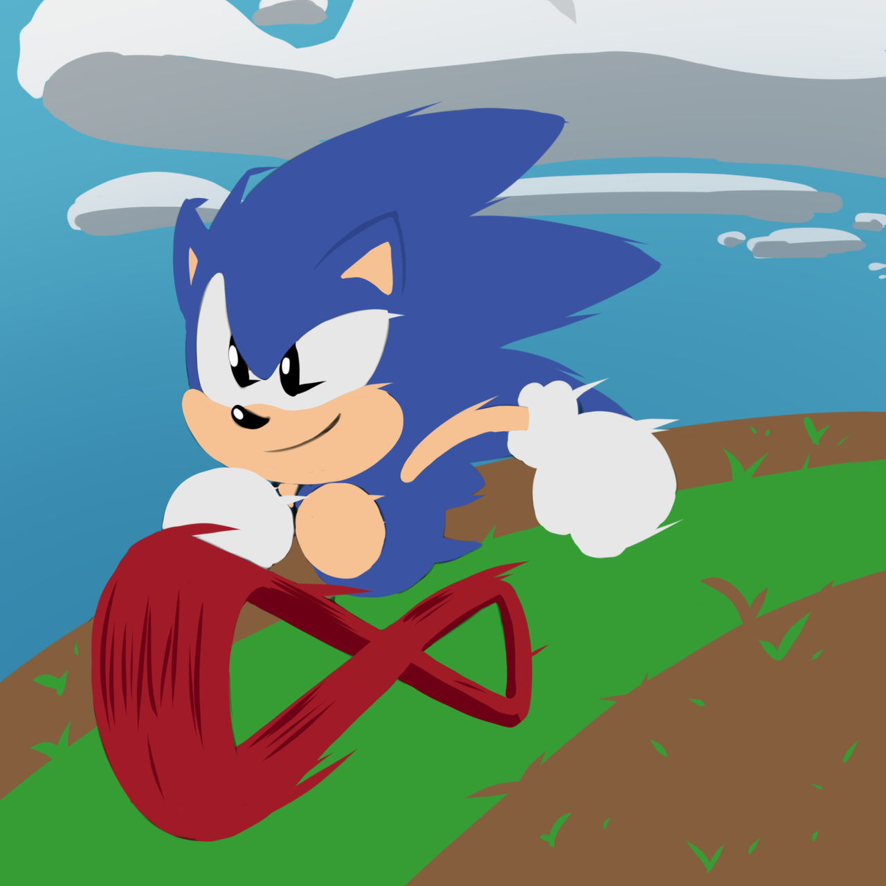 Classic Sonic by VergilMcCloud on DeviantArt