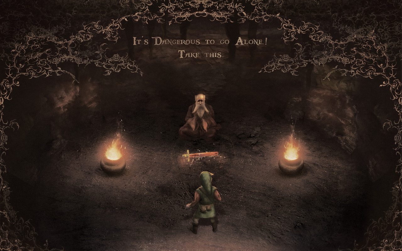 Its Dangerous To Go Alone By Orioto On Deviantart Its Dangerous To Go Alone By Orioto On Deviantart