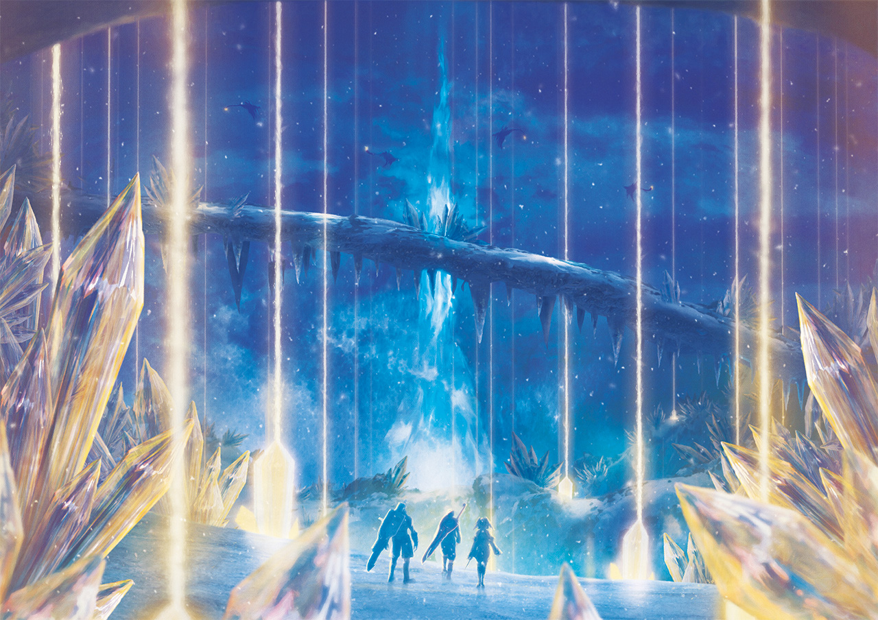 Valak Mountains By Night by Orioto on DeviantArt