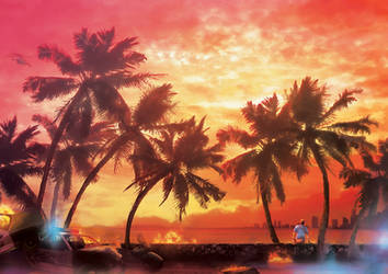 Chilling On The Beach