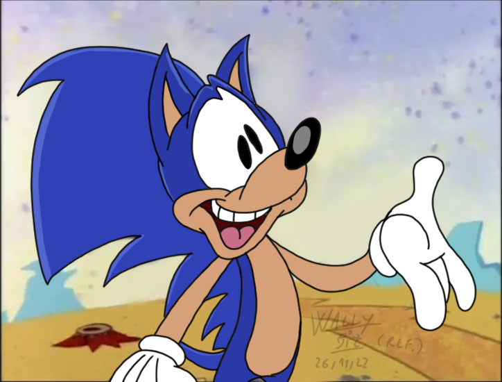 Aosth Sonic, but more Zany.(screenshot redraw): by WallyBiz on DeviantArt