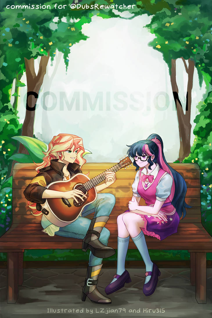Lovyne Deviantart Commission Redraw: Being in-love by LZjian79 on DeviantArt