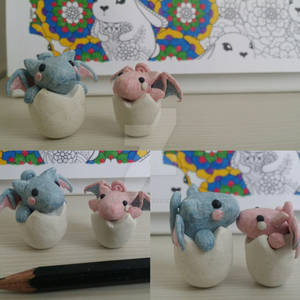 Clay Baby Dragons