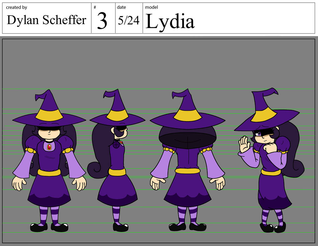 Lydia Reference Sheet. by LuckyGrimm on DeviantArt