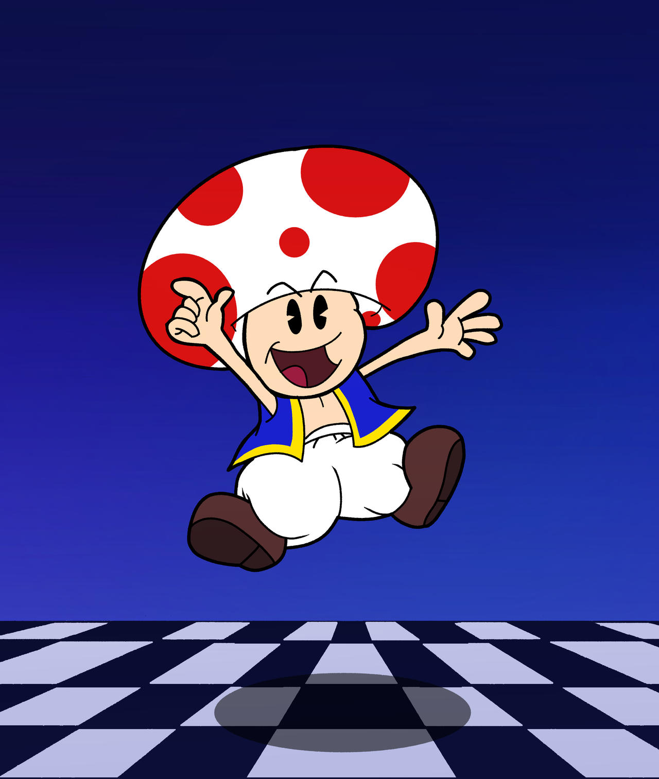 Toad Mar Mar10 Day 5: Toad by LuckyGrimm on DeviantArt
