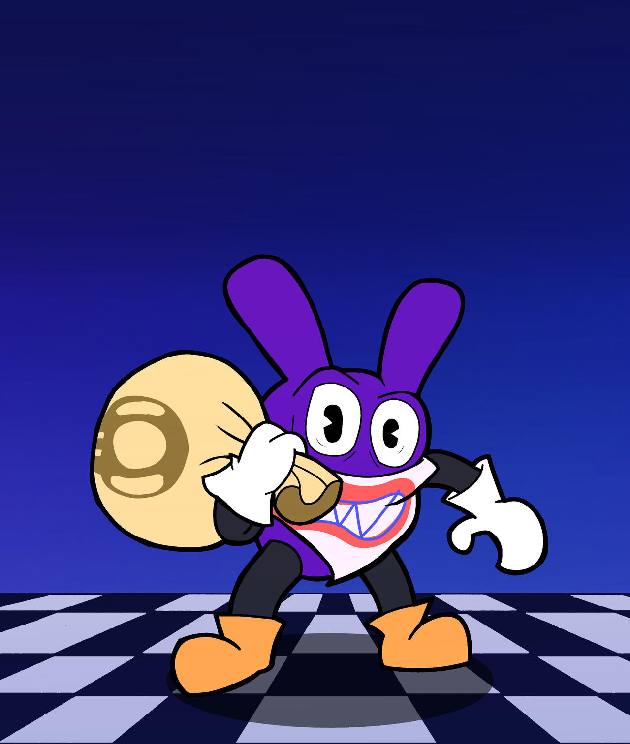 Nabbit Model Mar10 Day 30: Nabbit by LuckyGrimm on DeviantArt