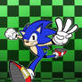 Sonic 35th Anniversary Sonic and Classic Sonic