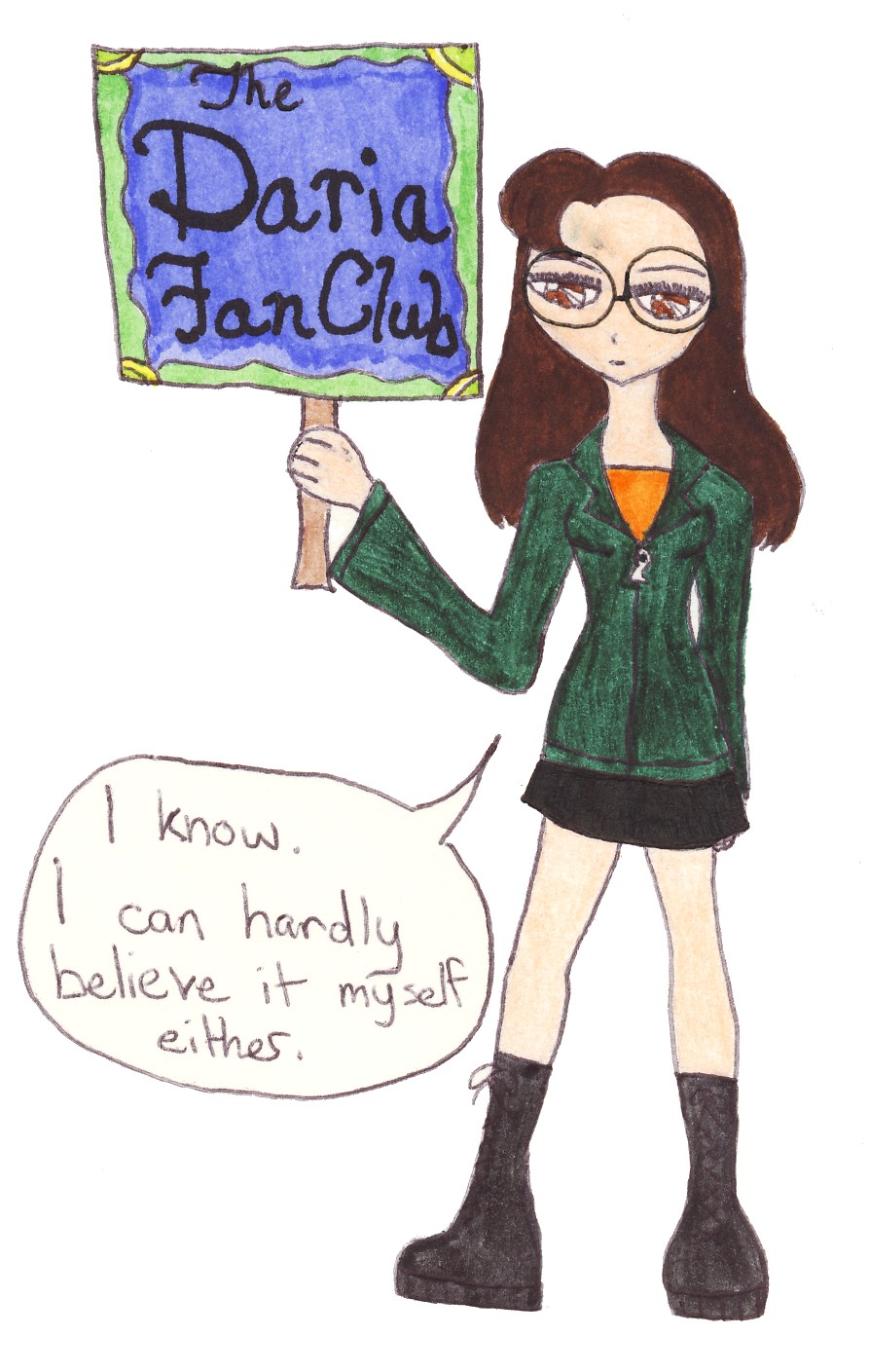 Aww, Daria has a fan club