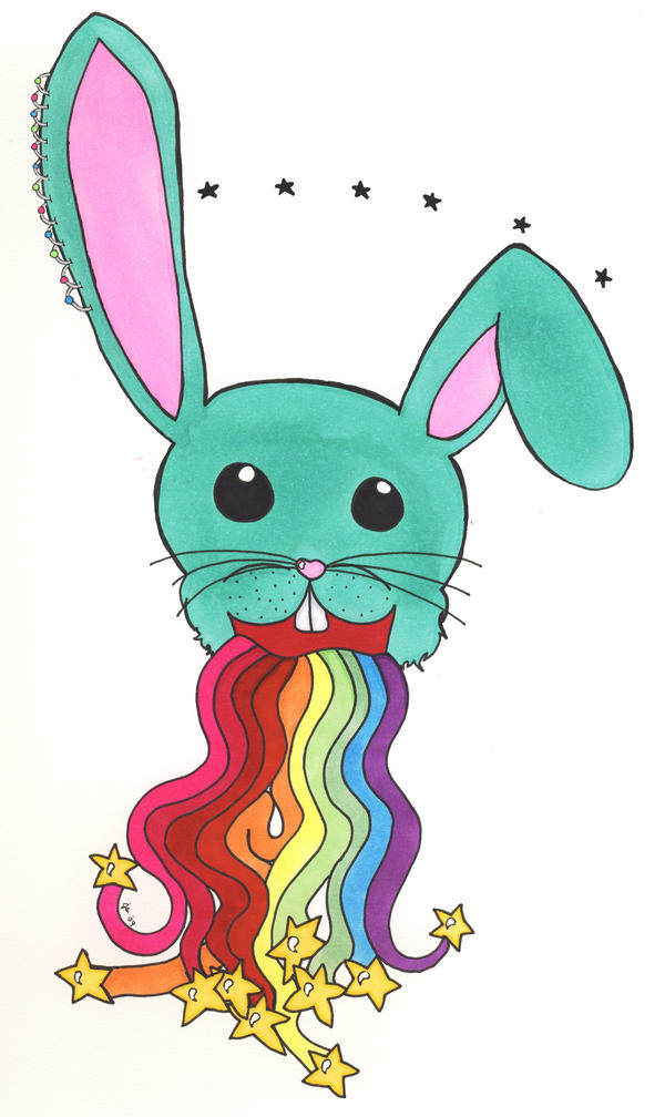 Bunnies Spew Rainbows