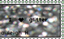 Silver Glitter Stamp
