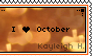 October Stamp