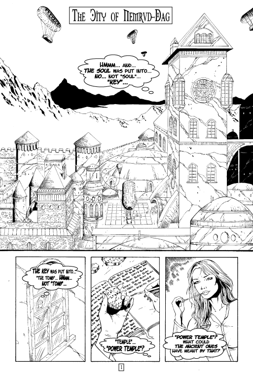 Gloom Issue One Page One by patrickstrange