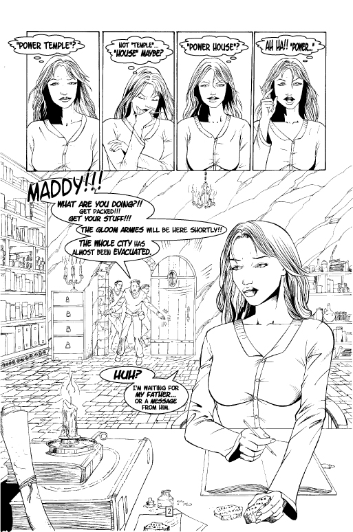 Gloom Issue One Page Two by patrickstrange
