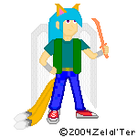 Pixel drawn Zel charactor