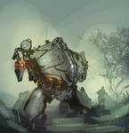 daily mech painting