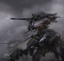 daily mech painting