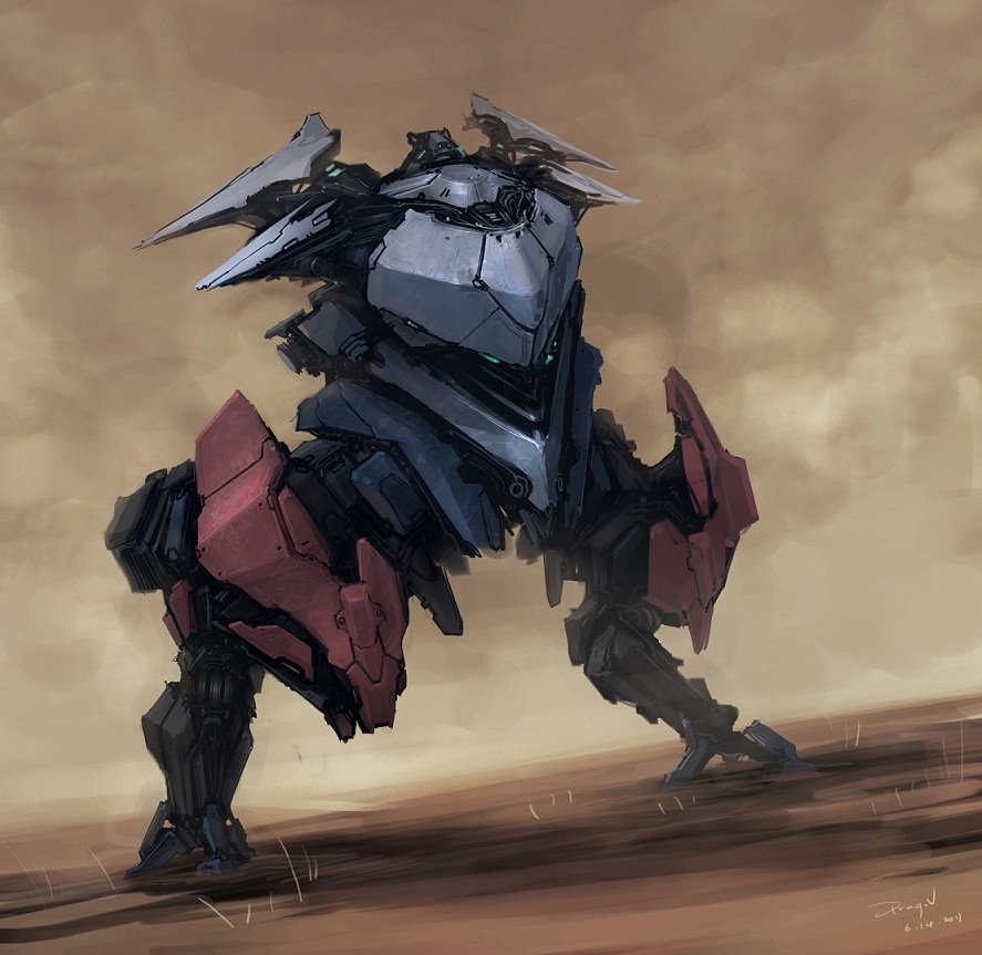 daily mech painting