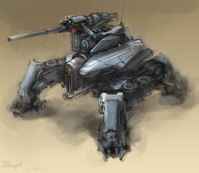 daily mech painting