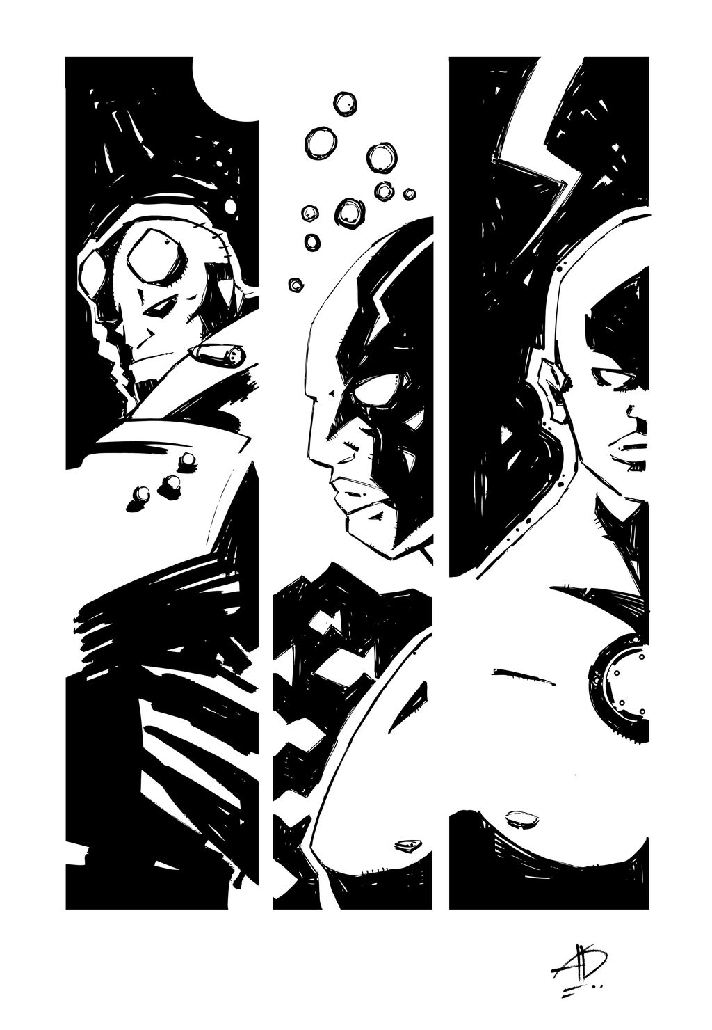 HELLBOY_ABE_ROGER by eventsandbangREVIEW on DeviantArt