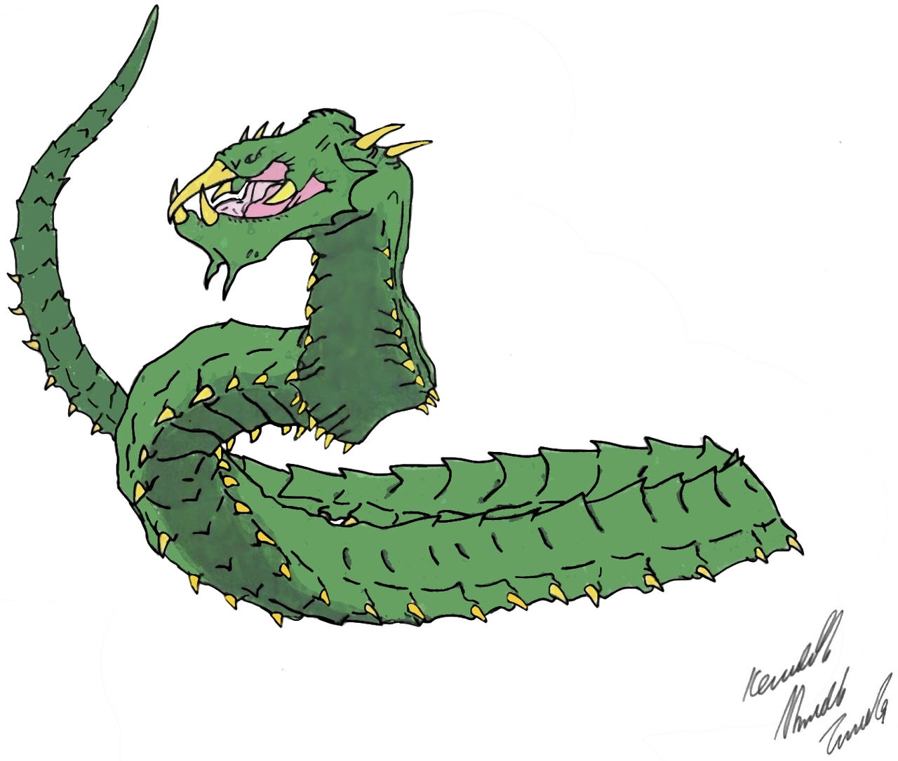 Manda the Worm by Dino-master on DeviantArt