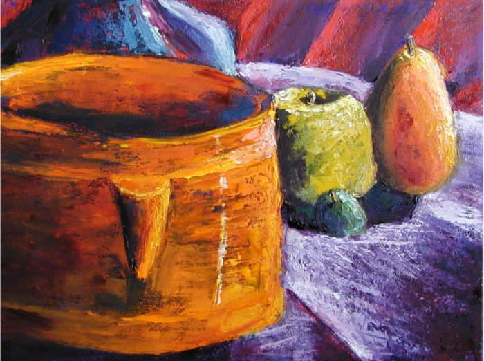 Pots with Palette Knife