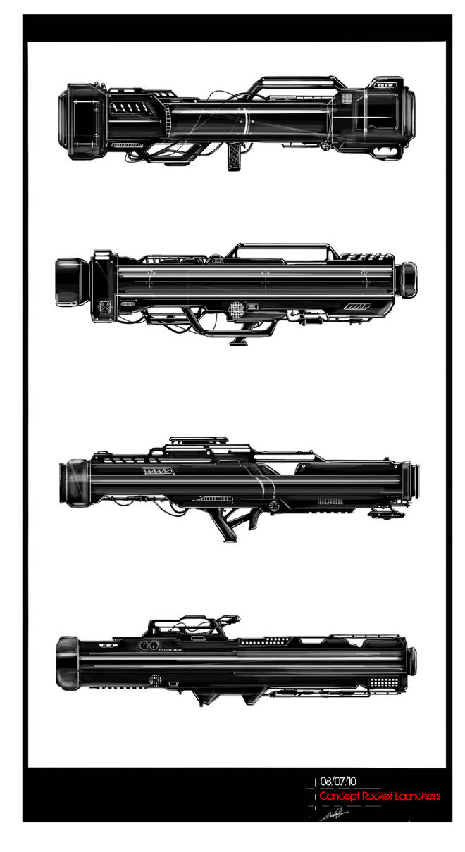 Rocket Launcher Concepts by MAKS-23 on DeviantArt