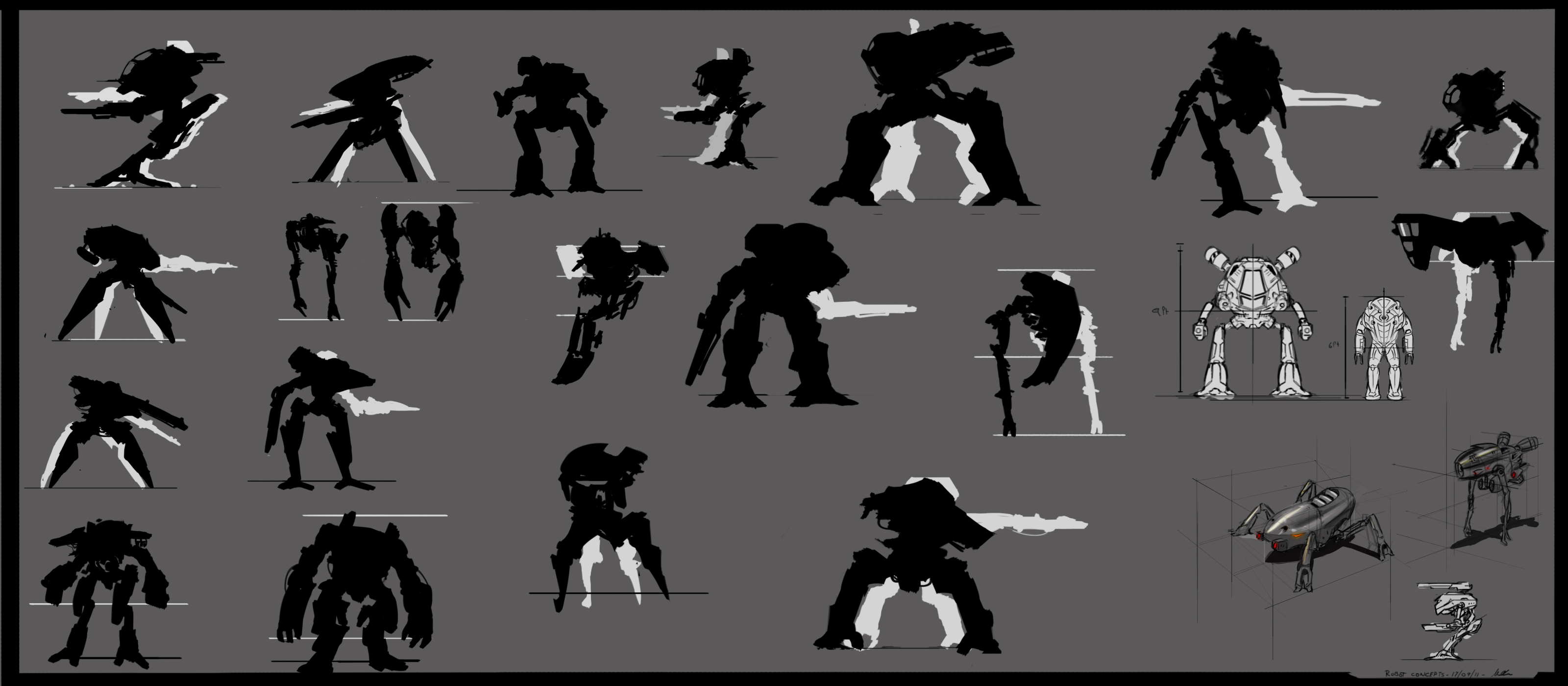 Robot concept designs by MAKS-23 on DeviantArt