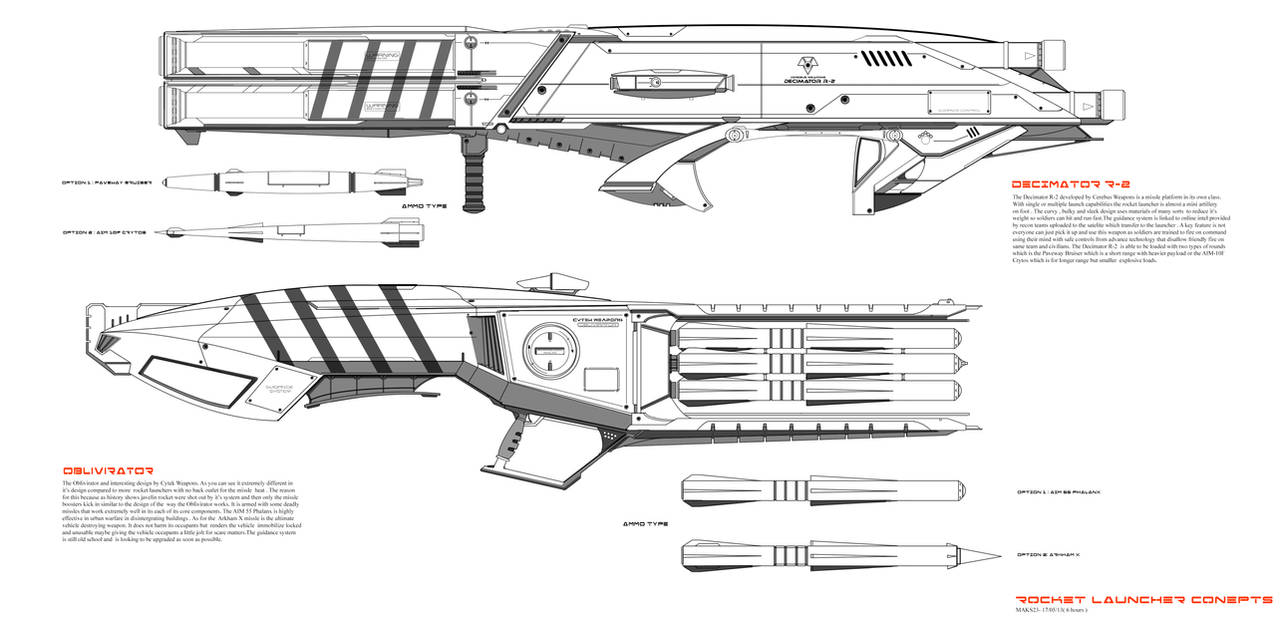 Rocket launchers by MAKS-23 on DeviantArt