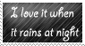 I love rain at night sramp by ohhperttylights