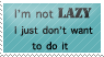 stamp: not lazy